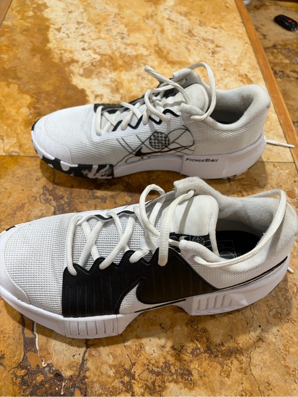 Nike Zoom Challenge Pickleball Shoes - women’s black and white